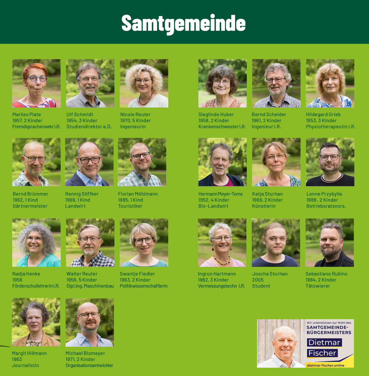 Personen und Text