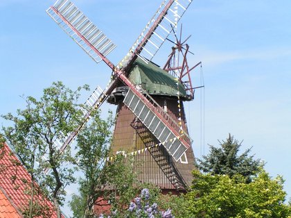 Eine Windmühle in Sulingen